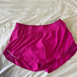 Hotty Hot pink Lululemon Shorts